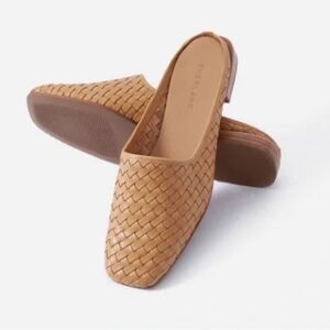 Everlane Woven Leather Mule in Tan